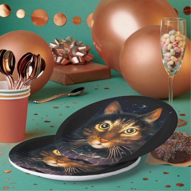 MoonCat Paper Plate (Multi)