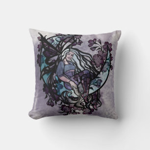 MoonChild Fairy Fairies Moon Child goddess moon    Throw Pillow