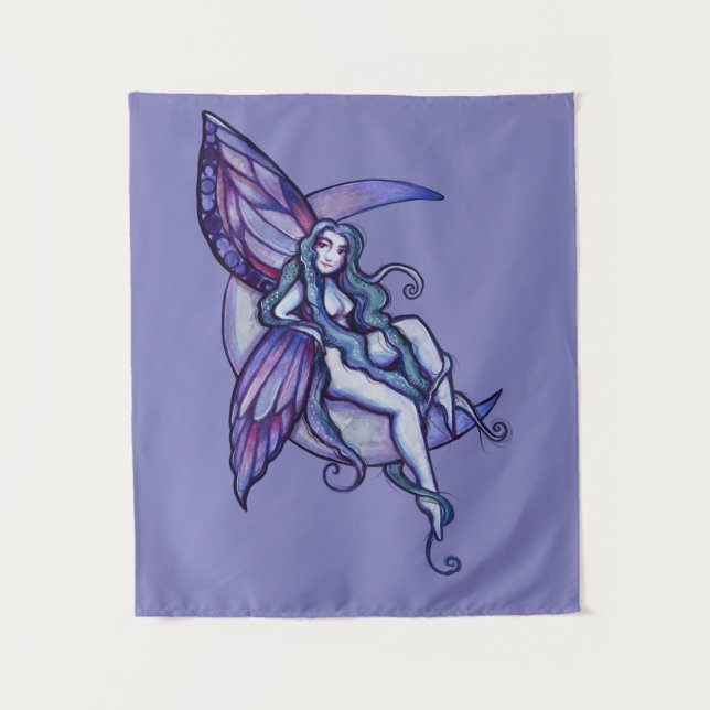 MoonChild Fairy Moon Child Faerie Art Fae          Tapestry (Front)