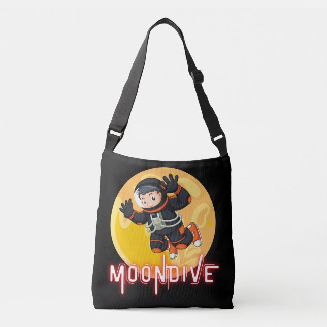 MOONDIVE - SPACE ASTRONAUT CROSSBODY BAG (Front)