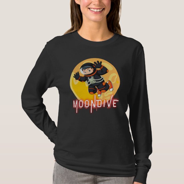 MOONDIVE- SPACE ASTRONAUT T-Shirt (Front)