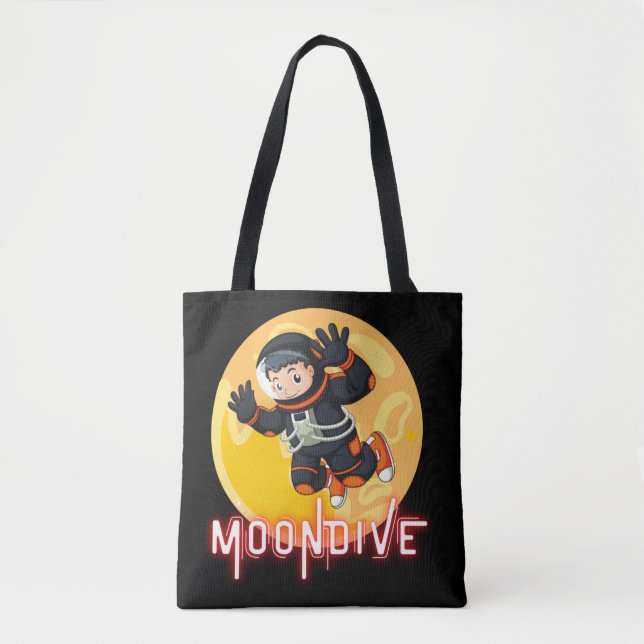 MOONDIVE - SPACE ASTRONAUT TOTE BAG (Front)