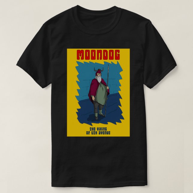 Moondog Viking T-Shirt (Design Front)