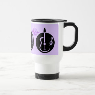 MoonDreams Music Guitars Travelling Mug