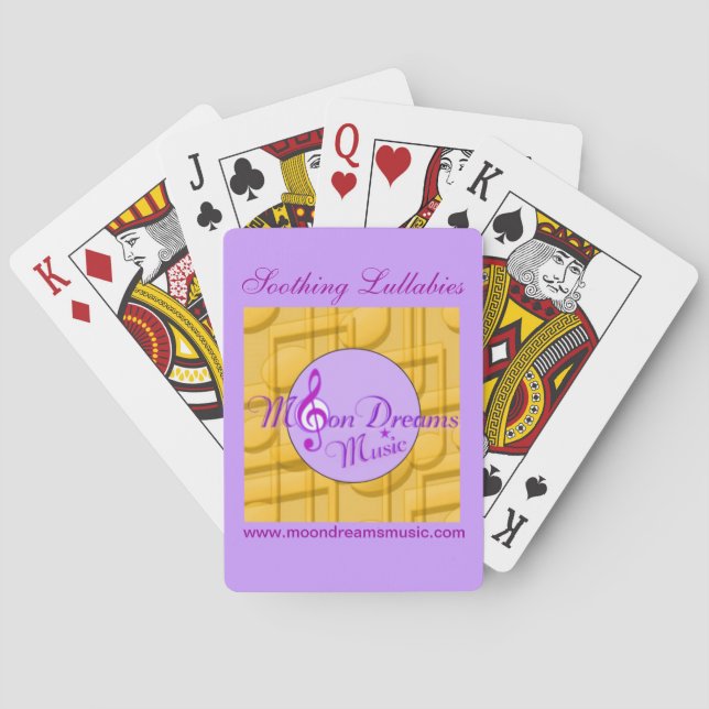 MoonDreams Music Playing Cards (Back)