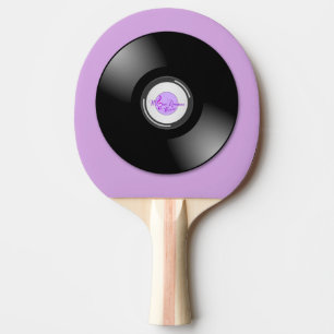 MoonDreams Music Record Purple Ping Pong Paddle