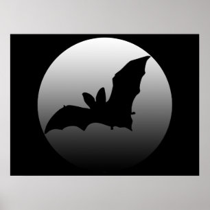 Mooned Bat Poster Print
