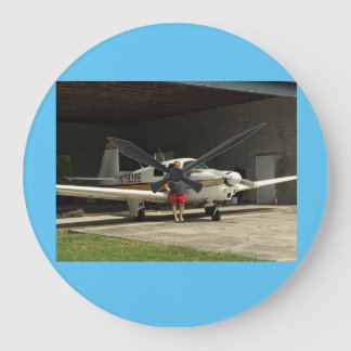 Mooney Airplane Clock