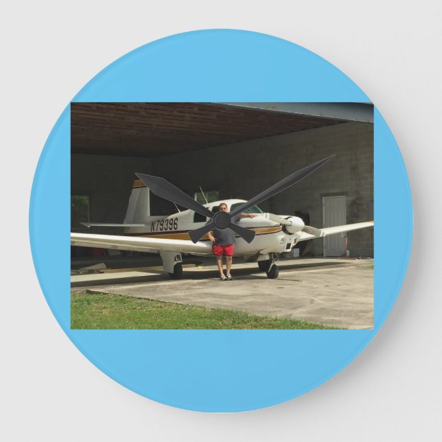 Mooney Airplane Clock (Front)