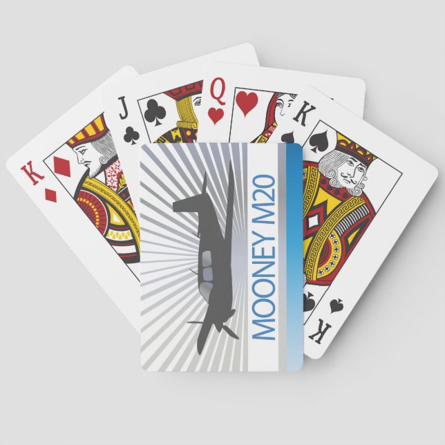 Mooney M20 Aircraft Playing Cards (Back)