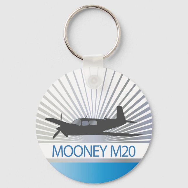 Mooney M20 Aviation Keychain (Front)