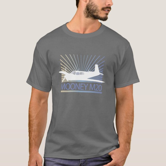 Mooney M20 Aviation T-Shirt (Front)