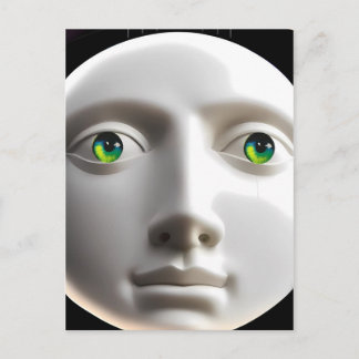 Moonfaced Love Object Postcard