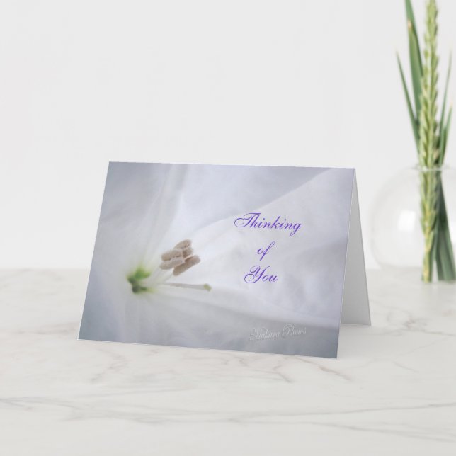 Moonflower #7- blank or customize card (Front)