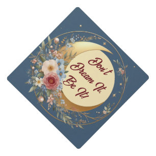 Moonflower Graduation Cap Tassel Topper