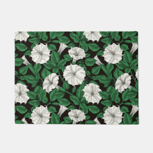 Moonflowers 2 doormat