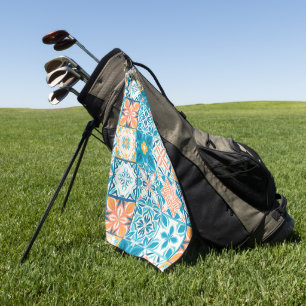 Moonflowers 2 golf towel