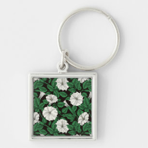 Moonflowers 2 keychain