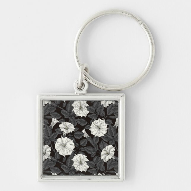 Moonflowers Keychain (Front)