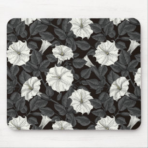 Moonflowers Mouse Pad