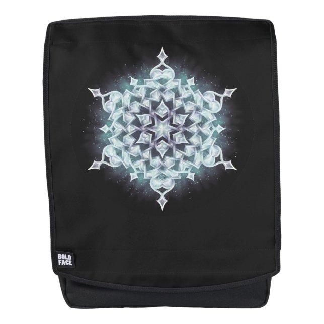 Moonfrost Snowflake Backpack (Front)