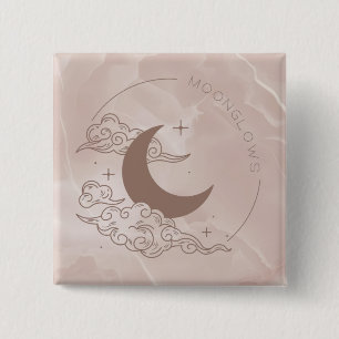 Moonglows 2 Inch Square Button