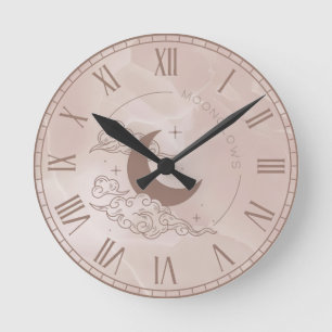 Moonglows Round Clock