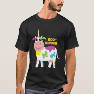 Moonicorn Funny Cow Unicorn Heifer Farmer Farm Cow T-Shirt