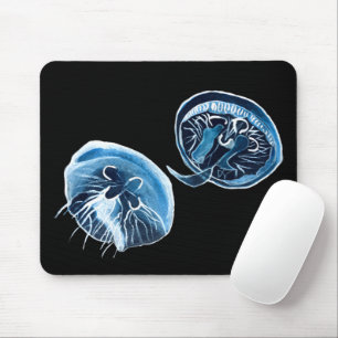 MoonJellyfish watercolor art Mouse Pad