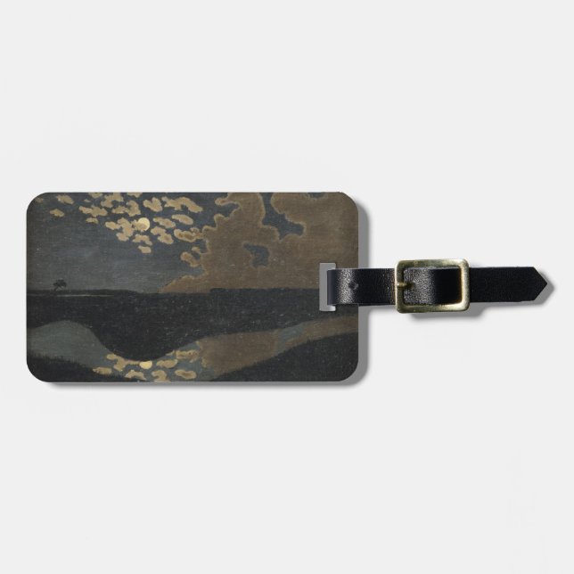 Moonlight, 1894 luggage tag (Front Horizontal)