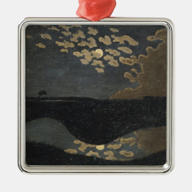 Moonlight, 1894 metal ornament (Front)