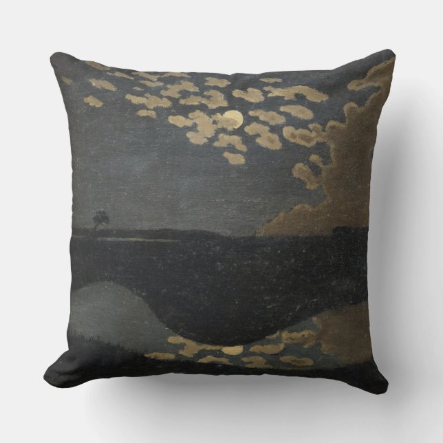 Moonlight, 1894 throw pillow (Front)