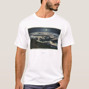 Moonlight Above the Clouds on Mount Washington T-Shirt