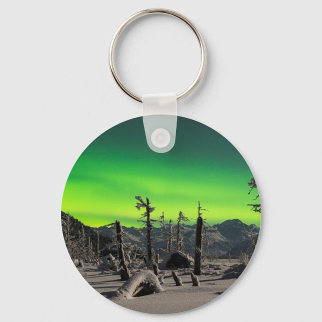 Moonlight Aurora Keychain (Front)