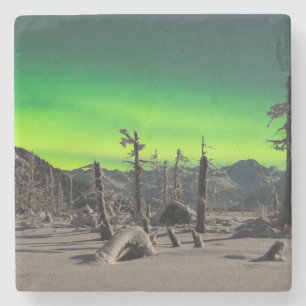 Moonlight Aurora Stone Coaster