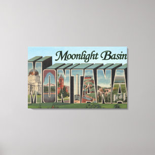 Moonlight Basin, Montana Canvas Print