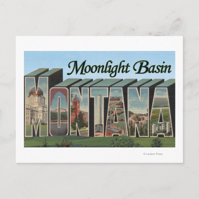 Moonlight Basin, Montana Postcard (Front)