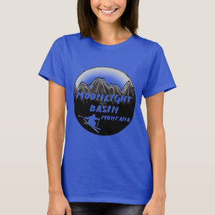 Moonlight Basin Montana skier T-Shirt