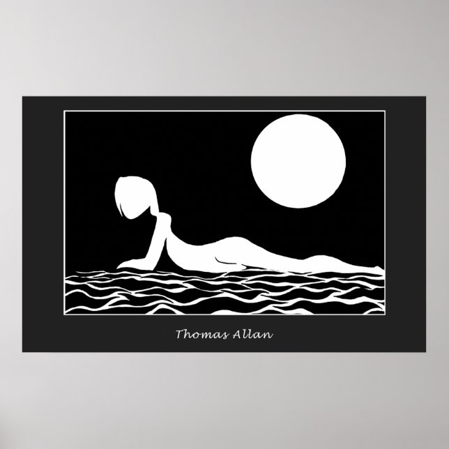 Moonlight Beach Poster (Front)