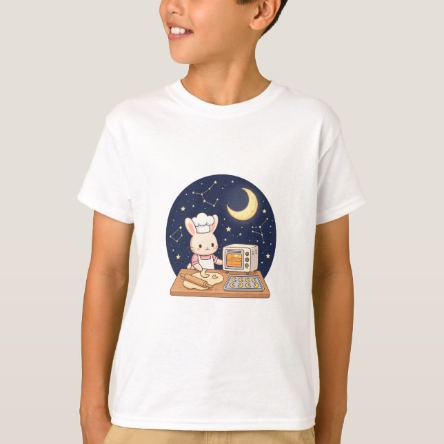 Moonlight Bunny Bakery T-Shirt (Front)