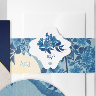 Moonlight Cherry Blossoms RSVP Tag