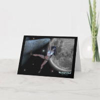 "Moonlight Climb" Rock Climbing Artwork Cards