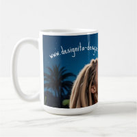 Moonlight Couple Love Mug – Romantic Digital Art