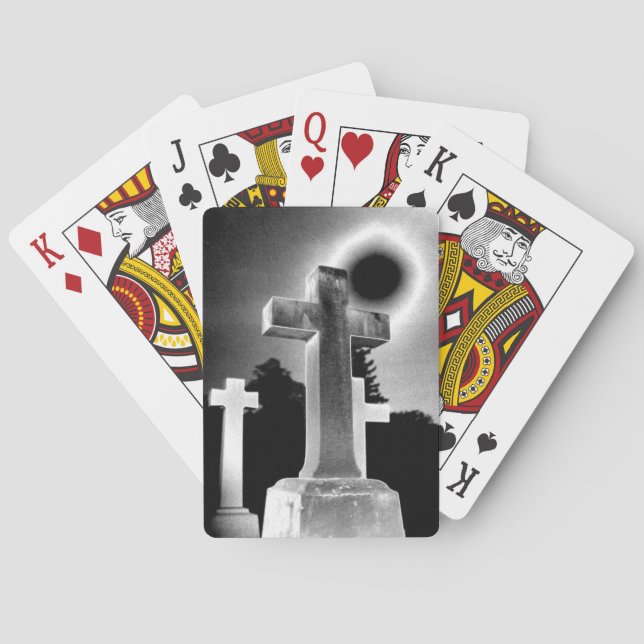 Moonlight Cross Playing Cards (Back)