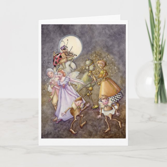 moonlight dance birthday card (Front)