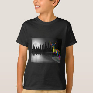 Moonlight Deer Environmental Protection Animal Pro T-Shirt