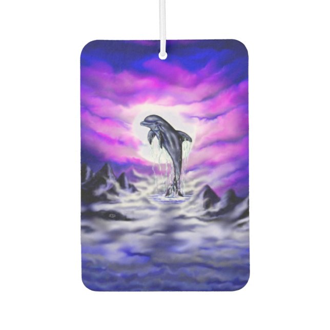 Moonlight Dolphin Air Freshener (Front)