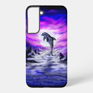 Moonlight Dolphin Samsung Galaxy Case