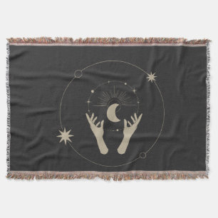 moonlight fantasy aesthetic design throw blanket