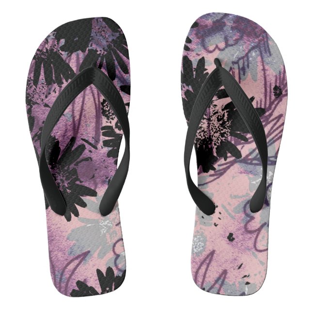 Moonlight Garden Flip Flops (Footbed)